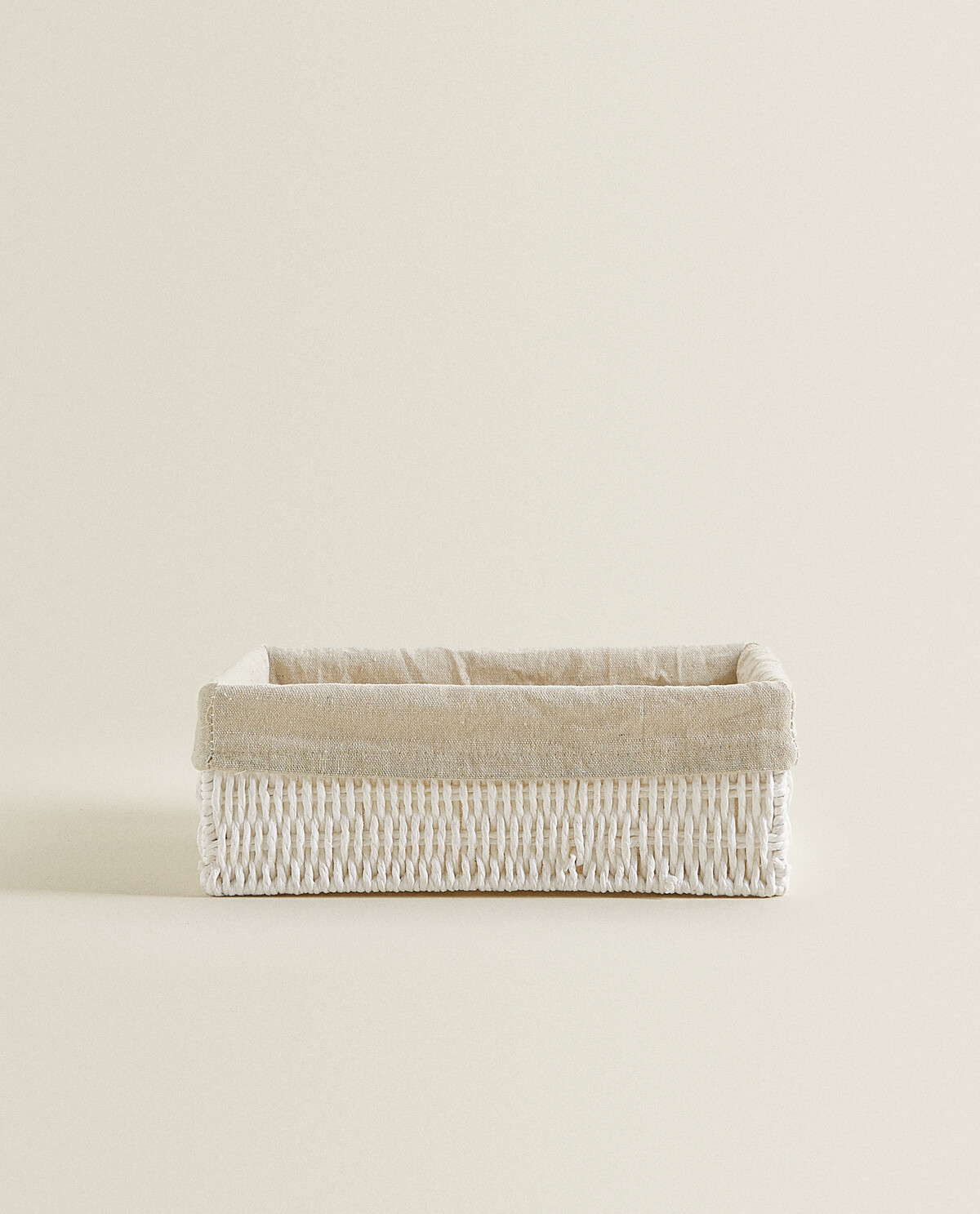 سبد داخلی مستطیلی پارچه‌ای برند ZaraHome 1340345569