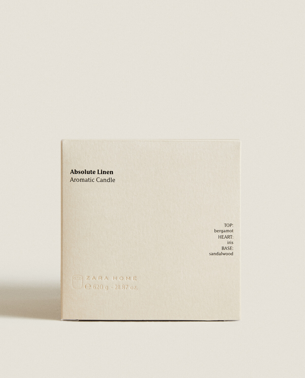 شمع معطر لینن ابسولوت (620 گرم) برند ZaraHome 2361695360