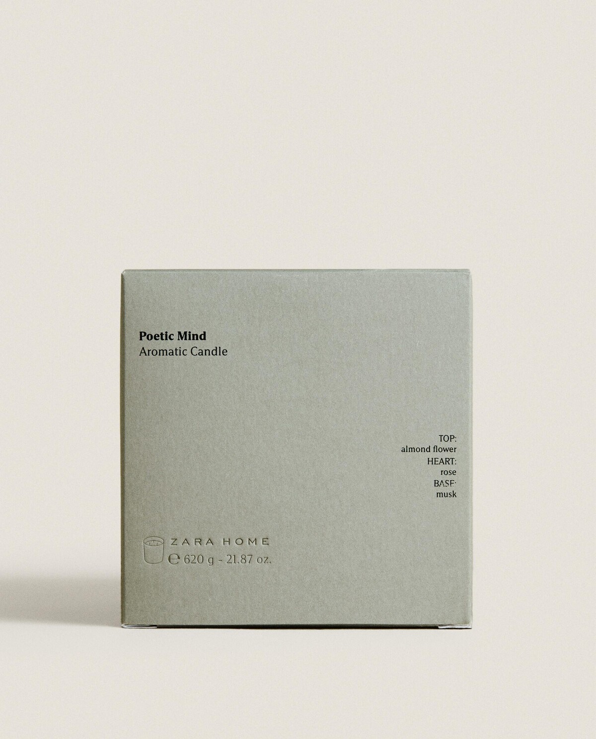شمع معطر ذهن شاعرانه (620 گرم) برند ZaraHome 2276490875